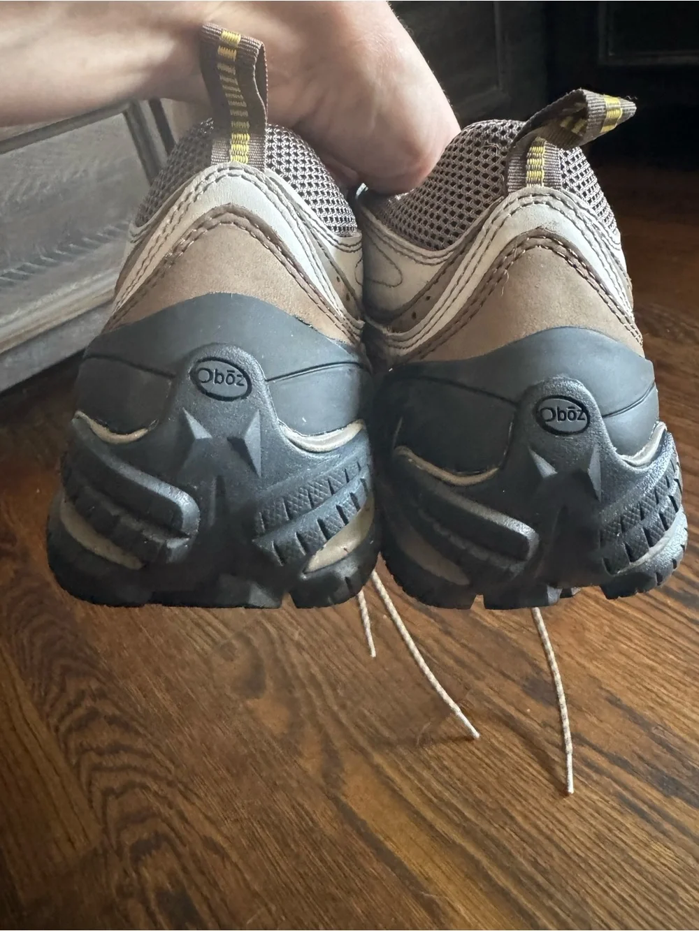 Oboz Women's Brown Hiking Combat Boots - Picture 4 of 9